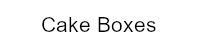 Cake boxes